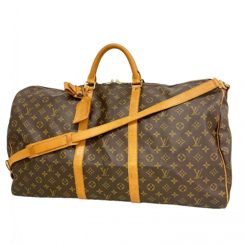 LOUIS VUITTON Brown Monogram Boston Bag